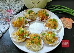 蒜蓉粉丝蒸扇贝的做法图解12