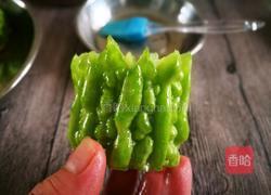 #蒸菜#黄金玉米苦瓜酿的做法图解4