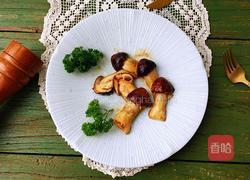 黄油煎松茸的做法图解9