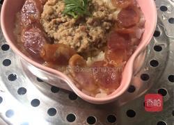 腊肠肉饼蒸饭的做法图解6
