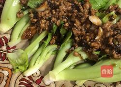 榄菜肉松蒸芥菜胆的做法图解8