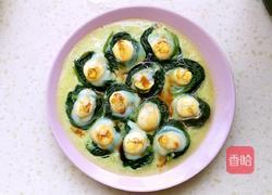 菠菜酿鹌鹑蛋的做法图解5