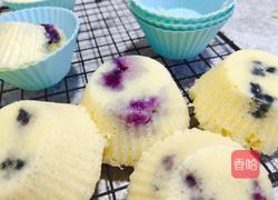 蓝莓爆浆蒸蛋糕的做法图解11