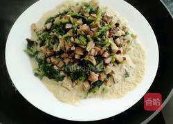 雪菜蒸香菇的做法图解13