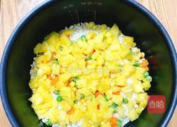 黑米红枣菠萝蒸饭的做法图解4