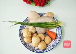 黑平菇炒鱼圆的做法图解1