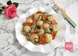 黑平菇炒鱼圆的做法图解6