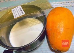木瓜牛奶冻的做法图解1