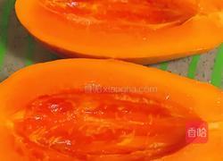 木瓜牛奶冻的做法图解2