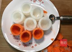双色萝卜盏的做法图解5