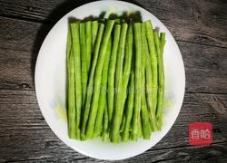 #蒸菜#榄角肉松蒸豆角的做法图解3