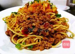 Illustration of making cold noodles 3