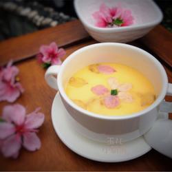 桃花鸡蛋羹的做法[图]