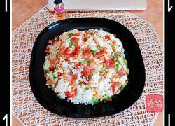 腊肠蔬菜炒饭的做法图解7