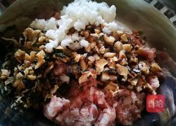 #蒸菜#梅菜香菇蒸肉饼的做法图解3