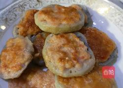 少油版鲜甜虾滑藕饼的做法图解14