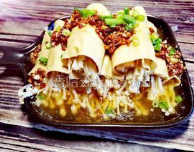 金針菇豆腐卷