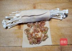 金针菇豆腐卷的做法图解8