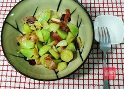 十分钟之速食 青笋炒香肠的做法图解7