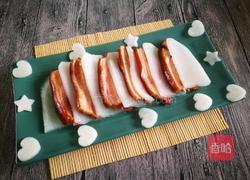 #蒸菜#剁椒腊肉蒸萝卜的做法图解5