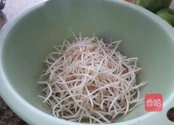 招牌芥末肉丝银芽的做法图解1
