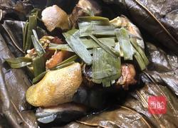 荷叶蒸腊鱼的做法图解11