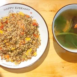 菜椒藜麦饭的做法[图]