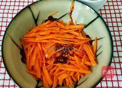 十分钟速食 凉拌胡萝卜丝的做法图解2