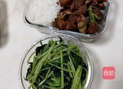 三杯鸭炒蒜苗的做法图解5