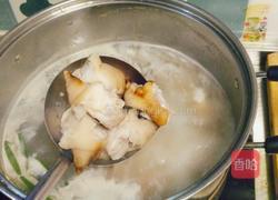 红烧黄豆炖猪蹄的做法图解4