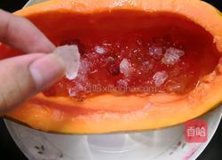 桃胶炖木瓜的做法图解7