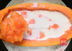 桃胶炖木瓜的做法图解9