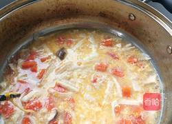 杏鲍菇鸡蛋汤的做法图解4