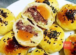 奶香味十足的麻薯蛋黄酥的做法图解15