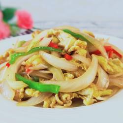 圆葱炒鸡蛋的做法[图]