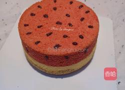 西瓜戚风蛋糕的做法图解14