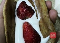 抹茶蛋糕抱草莓的做法图解17