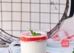 牛奶草莓杯的做法图解4