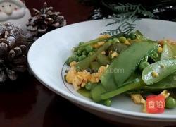 豌豆炒鸡蛋的做法图解8