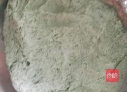 蛋黄肉松艾草青团的做法图解3