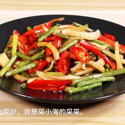 响螺片炒蒜薹的做法[图]