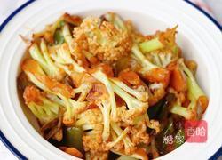 快手干煸菜花的做法图解7