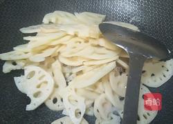 炒莲藕的做法图解2
