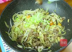 韩式牛肉卷炒豆芽的做法图解13