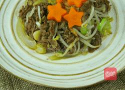 韩式牛肉卷炒豆芽的做法图解14