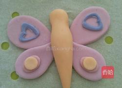 翩翩起舞的花蝴蝶馒头的做法图解13