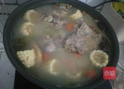 玉米胡箩卜炖筒子骨(电磁炉)的做法图解9