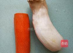 杏鲍菇炒胡萝卜的做法图解1