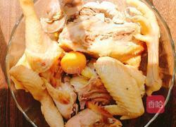 鱼翅骨栗子干玉竹百合松茸汤的做法图解2