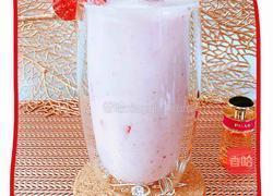 草莓黄桃酸奶奶昔（粉红佳人）的做法图解9